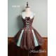 Alice Girl Bear Chocolate Short and Long Skirt and JSK(2nd Pre-Order/2 Colours/Full Payment Without Shipping)